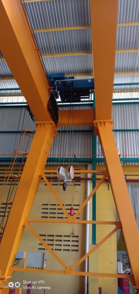 Double Girder Gantry Crane Capacity 20 ton