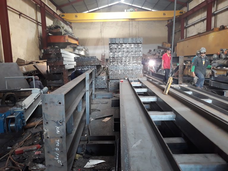 Steel Fabrication at Workshop