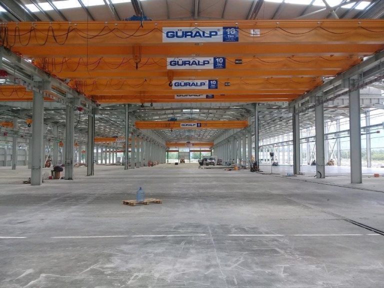 Double Girder Hoist Crane Kapasitas 10 ton